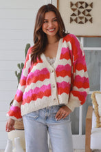 Load image into Gallery viewer, Cozy Cardigan in Fuchsia
