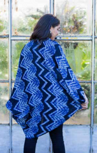 Load image into Gallery viewer, 'Indigo Blue' Cocoon Shrug / Kimono