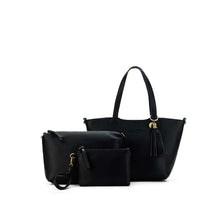 Load image into Gallery viewer, Liana 3 Piece Handbag Set by Black Caviar Designs