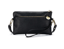 Load image into Gallery viewer, Liv Crossbody Black Clutch by Black Caviar Designs