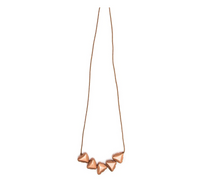 Load image into Gallery viewer, Rocky Mountain Pendant with Bronze Beads and Adjustable Cord by Rare Rabbit
