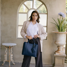Load image into Gallery viewer, Margaux 2 Piece Laptop Top Handle Bag
