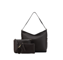 Load image into Gallery viewer, Madeleine Large 3 Piece Floppy Hobo Bag
