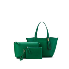 Load image into Gallery viewer, Liana 3 Piece Handbag Set by Black Caviar Designs
