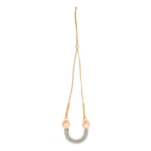 Load image into Gallery viewer, Lumiere Statement Necklace in Peach By Rare Rabbit
